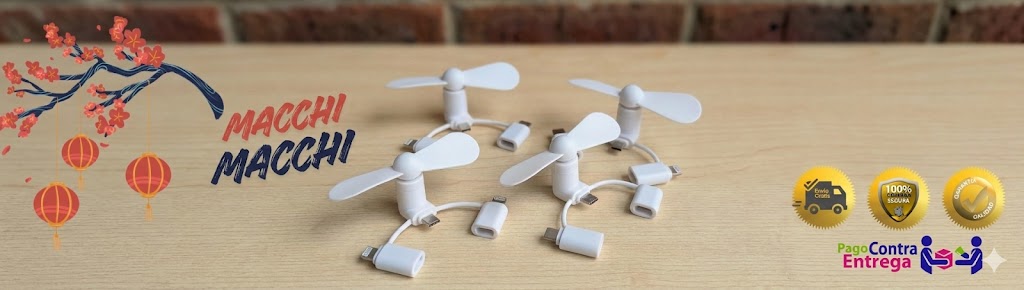 Pack de 4 Ventiladores mini USB 3 en 1