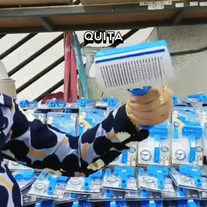 CEPILLO QUITA PELOS PARA PERROS Y GATOS